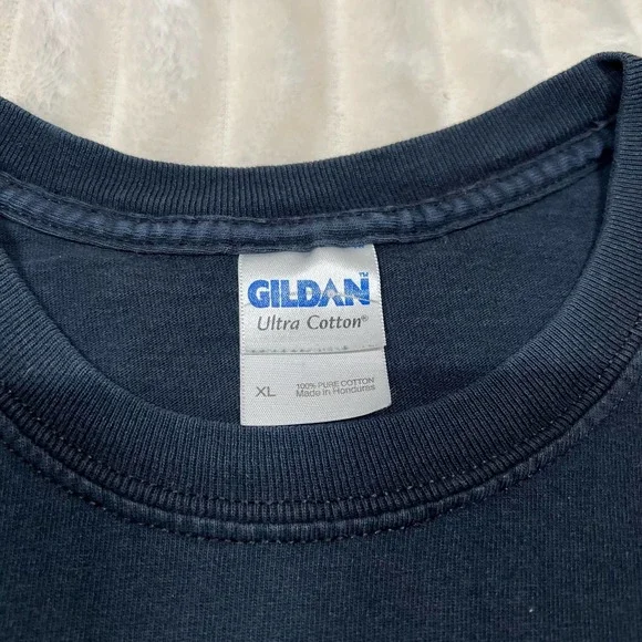 Wester Bull Vintage Faded Distressed XL Black Brown Graphic Short Sleeve T-Shirt - Picture 6 of 7